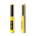 Wireless mini rechargeable hair straightening comb usb model cross-border negative ion portable hair straightening cold air curling comb does not hurt hair