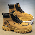 Men's shoes: new autumn 2025 men's martin boots - trendy, versatile work boots, slip-resistant, wear-resistant, thick-soled desert boots