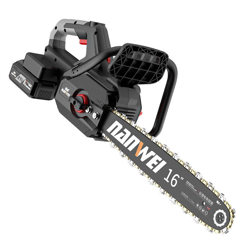 Nanwei brushless electric saw rechargeable outdoor for home small electric chain saw handheld saw firewood garden electric saw logging