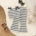 exclusive supply of new arrival children's black and white suspender tops + trousers for girls in europe and the united states