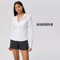 Premium upf 50+ cooling sports sun protection shirt for women - slim fit, outdoor uv protection, model d25013
