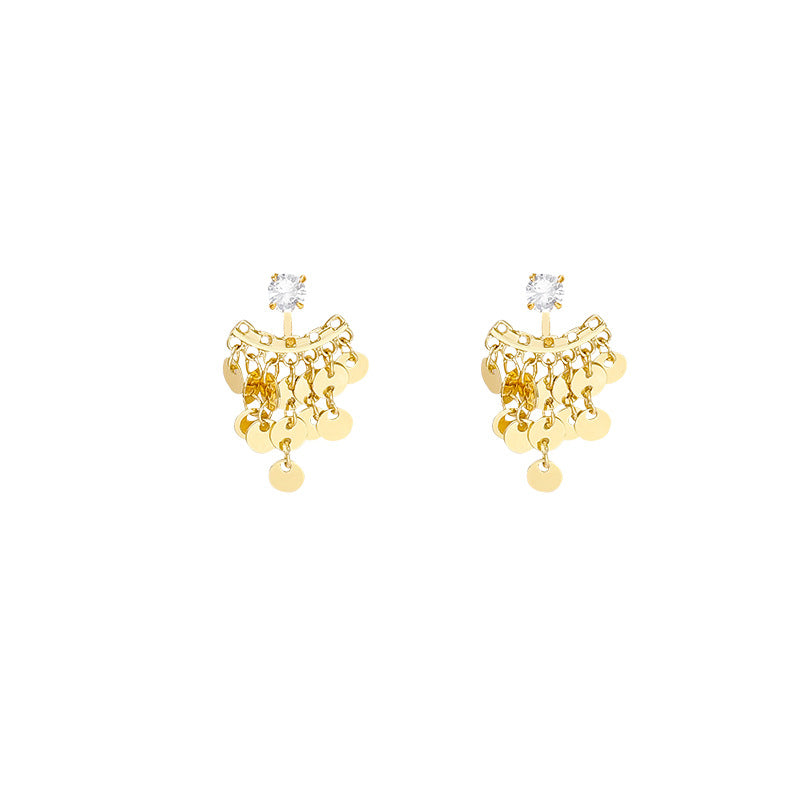 A two-wear super glittering sequin tassel earrings 2026new arrivalbest sellingaccessible luxuryelegant earrings classy earrings