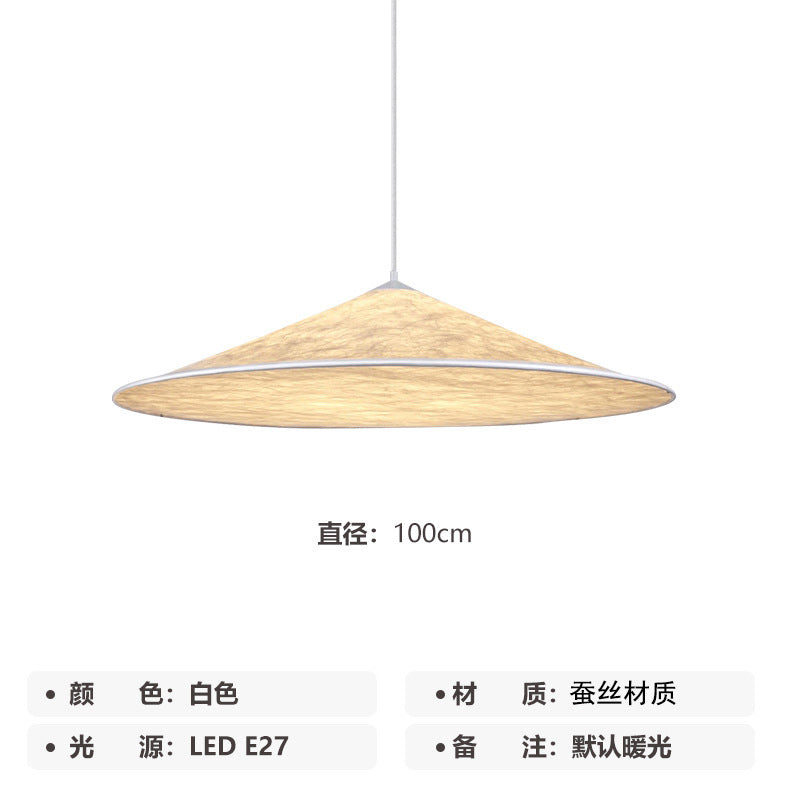 Dupont paper restaurant chandelier Chinese style wabi wind Nordic B & B bar light design art creative lighting hotel