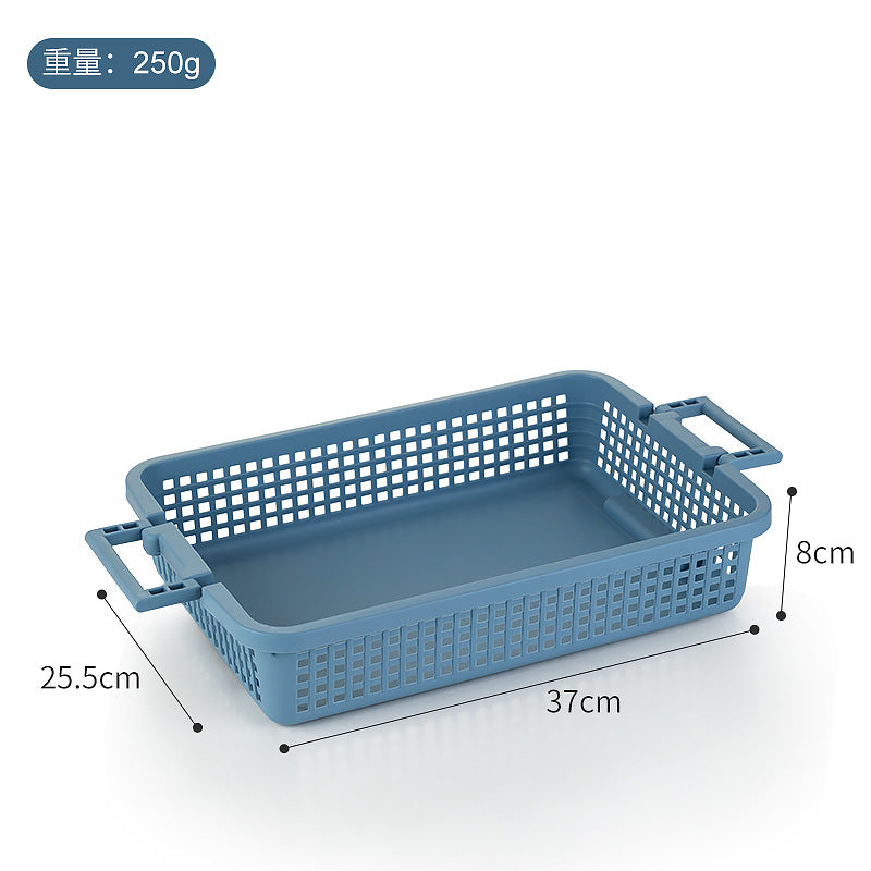Cabinet Office Book Storage Box Plastic Japanese A4 File Storage Box Desktop Sundries Stationery Storage Basket