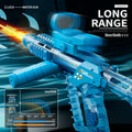 new product jiaolong electric water gun, flash light, high-speed continuous fire, linked reloading, outdoor children's water toys