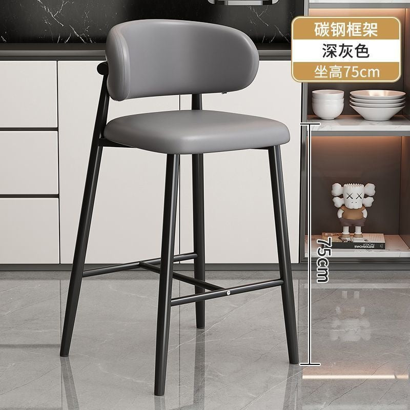 Bar chair for hometall stool bar stool island tall chair casual tall stool bar chair backrest tall chair