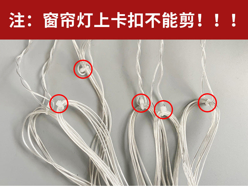 Christmas lighting led lights string star lights room dormitory arrangement holiday decoration string lights deer curtain lights