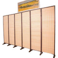 Chinese style bamboo screen partition wall living room simple modern foldable wooden movable bedroom screen for home screen