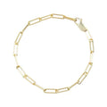 European and american new women's bracelet, minimalist chain bracelet, stainless steel bracelet, gold-plated jewelry wholesale distribution