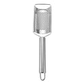Stainless steel multi-purpose vegetable peeler & slicer - shreds potatoes, onions, radishes, and cucumbers - kitchen gadget