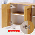 Low cabinet storage unit, minimalist modern office furniture, wooden low cabinet, office cabinet, file cabinet set