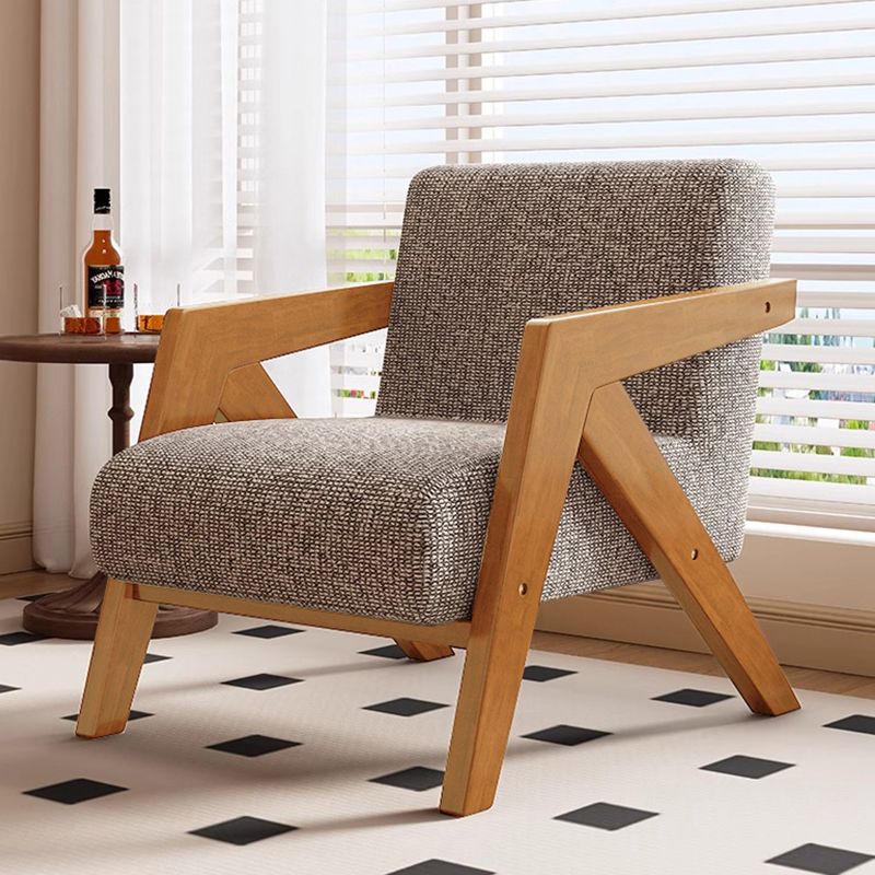 Single sofa chair popular richard solid wood lazy sofa milk tea shop coffee shop table and chair combination b&b sofa