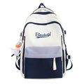 Men's college student backpack, junior high & high school student large capacity lightweight backpack, women's middle school backpack, breathable & weight-reducing backpack