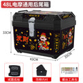 Electric vehicle trunk step motorcycle tail box 48l large capacity takeaway box electric vehicle storage box toolbox