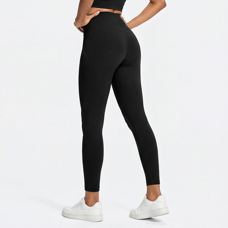 eco-friendly color block activewear set - women's color block open back compression yoga set for running and fitness