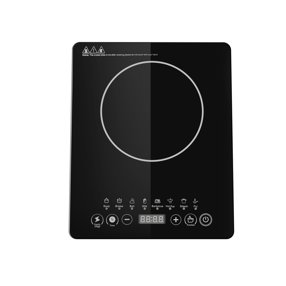 Induction cooker multi-function small hot pot cooking stewing smart touch timing square all-in-one electric stove cross-border