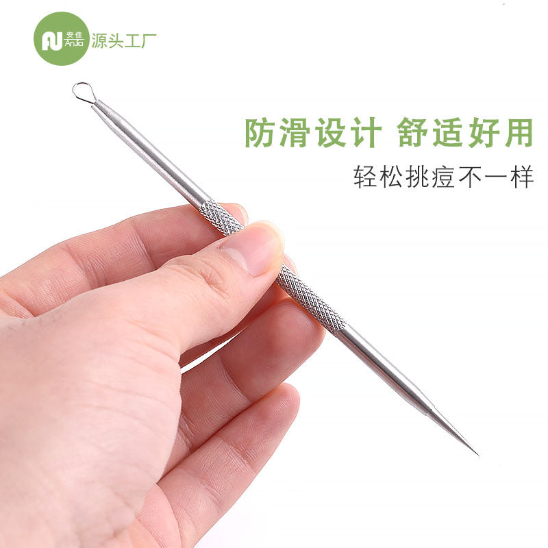 Ready-to-ship blackhead remover kit: includes blackhead extractors, acne pimple pliers, and pimple popping tools for a flawless complexion