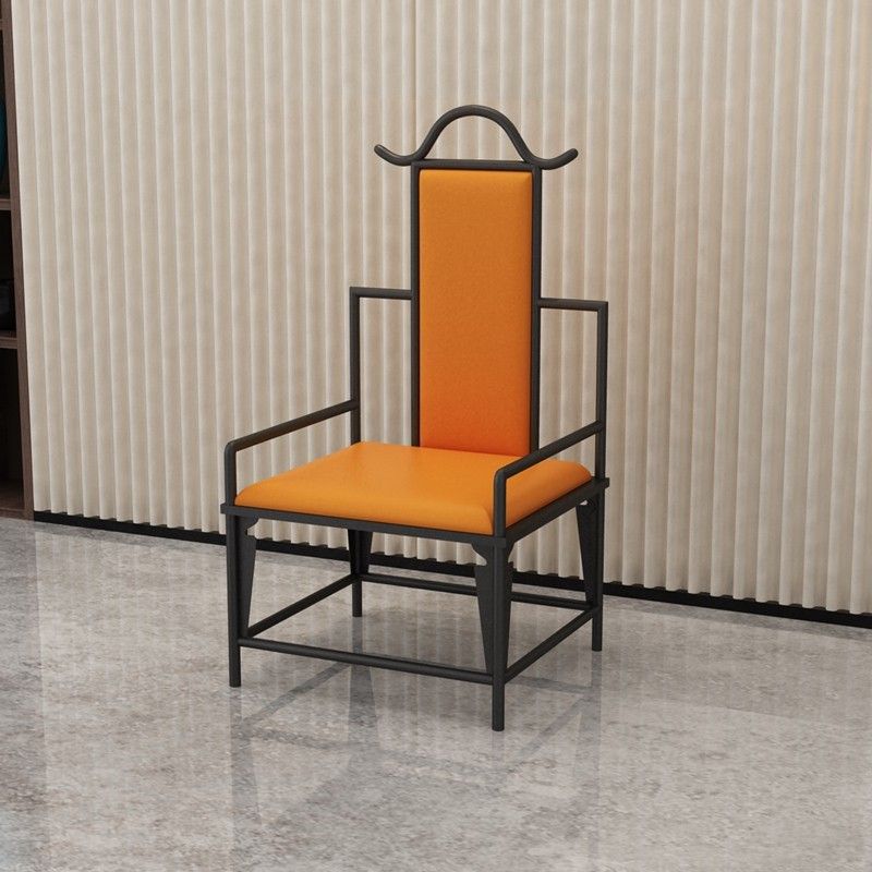 New chinoiserie official hat chair, armchair, taishi chair, armchair, accessible luxury back chair, living room chair, shop, tea room, tea making master chair