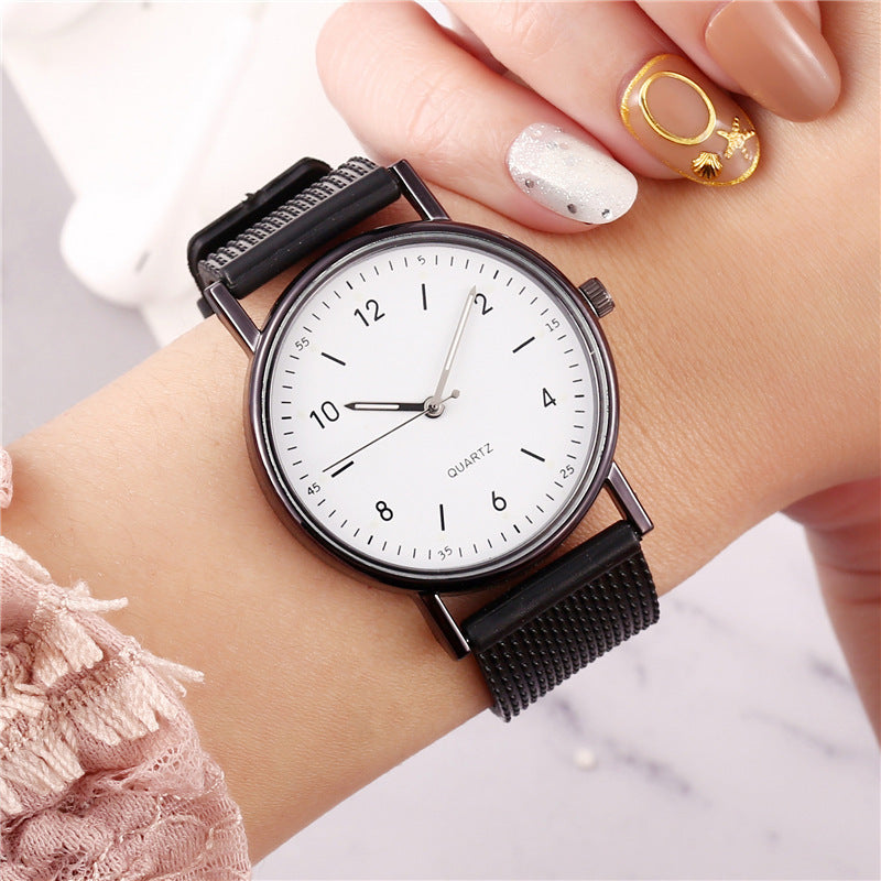 Export xiyin rubber mesh belt quartz watch women's watch thin luminous women's watch accessible luxury luminous watch women's watch