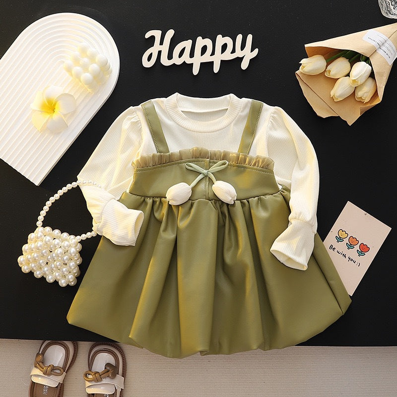 Wholesale foreign trade: sweet and adorable dresses for 0-3 year old baby girls - stylish first birthday party dresses, spring and autumn apparel