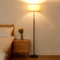Creative modern nordic floor lamp - bedroom bedside, living room sofa side, fabric decorative led standing floor lamp