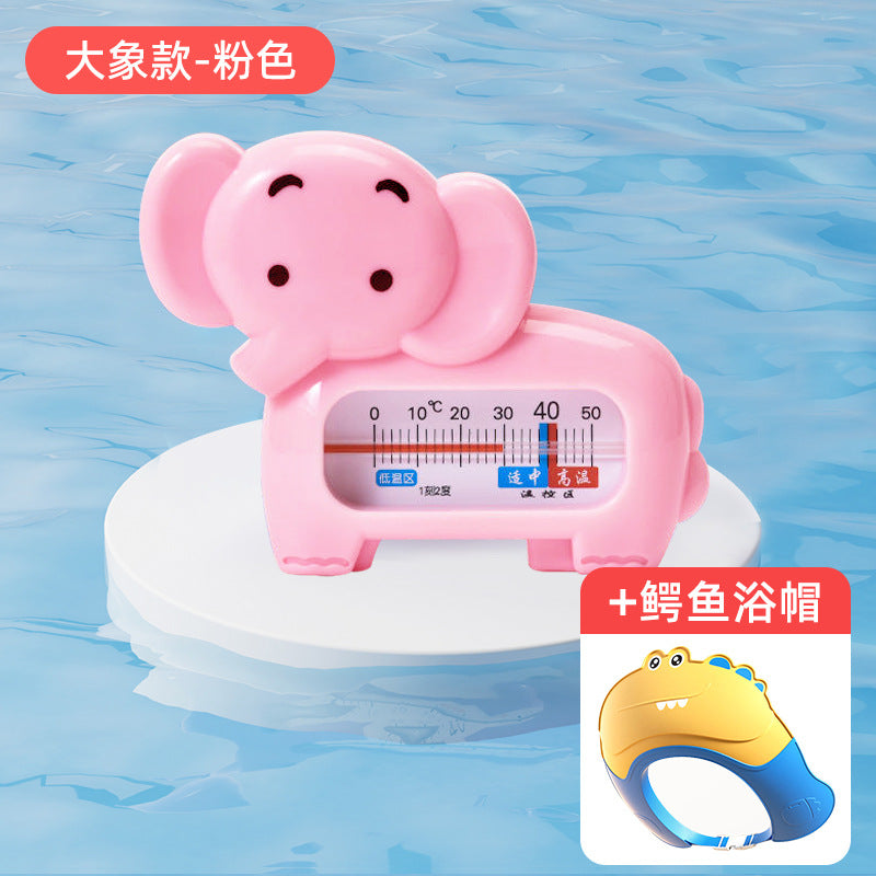 Baby bath thermometer, infant bath temperature meter, toddler water thermometer, fish-shaped water temperature card, water temperature tester