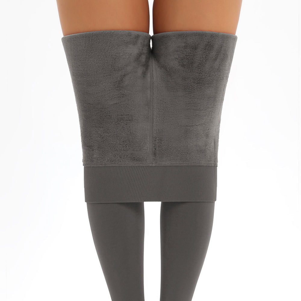 extra large size fleece-linedthickened pearl velvet bottom pants fall and winter 300gbest selling socks heattechoutwearall-in-one pants