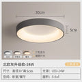 Bedroom ceiling light - nordic minimalist style - 2025 round dining room/bedroom main light - eye protection lamp