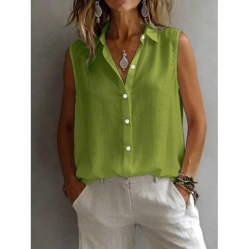summer bestseller: sleeveless blouse for independent women's fashion stores