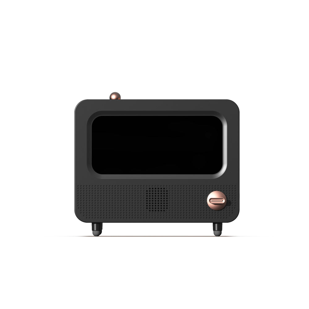 rainbow flame aroma diffuser - home diffuser night light humidifier atomizer with bluetooth speaker