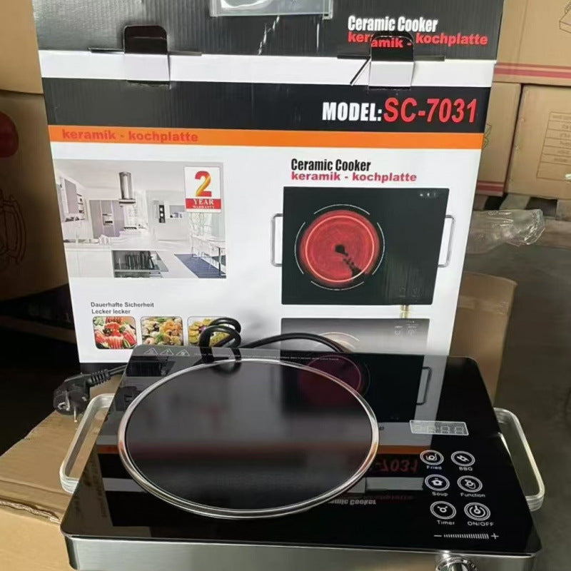 Wholesale high-power electric ceramic cooktops/induction cookers for cross-border e-commerce: multifunctional smart stir-fry infrared stoves for home use