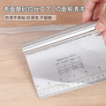 Stainless steel rice noodle scraper, dough cutter, fried stick scraper, pizza steamed bun bread dough baking slicing tool