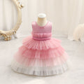 Export kids dress red bead chain princess dress female doll children's day chorus performance skirt kids dress