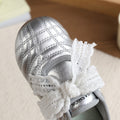 Vancahao girls' leather shoes -  spring/autumn collection: stylish lace-up bow princess shoes for kids, soft sole single shoes for students