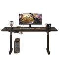 Electric adjustable desk - heavy-duty, reinforced legs - perfect for home office, gaming, study, and computer use