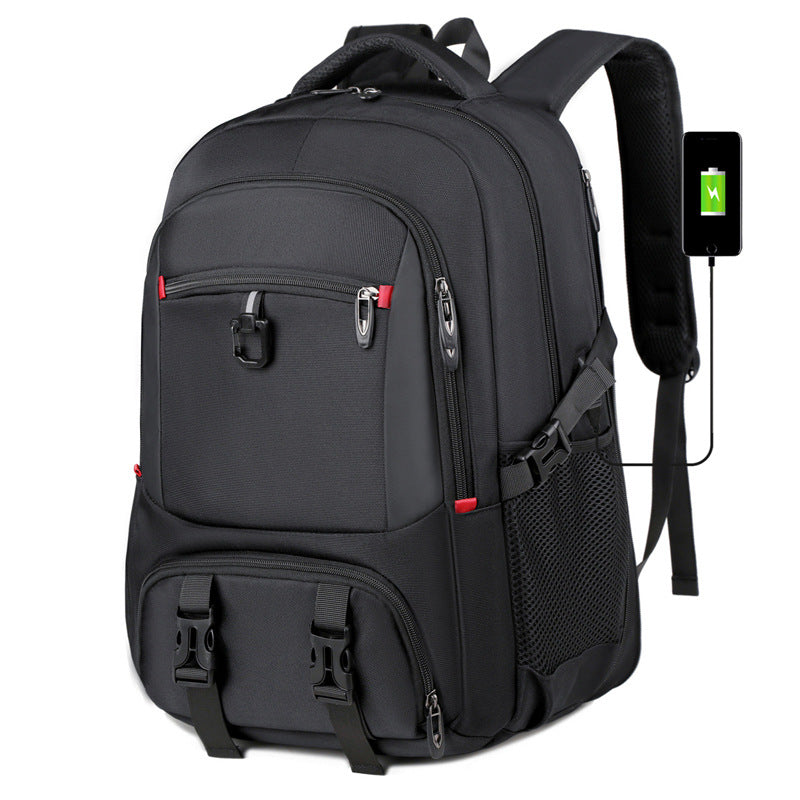 Short business trip backpack outdoor leisure sports student schoolbag large capacity multi-function USB computer bag