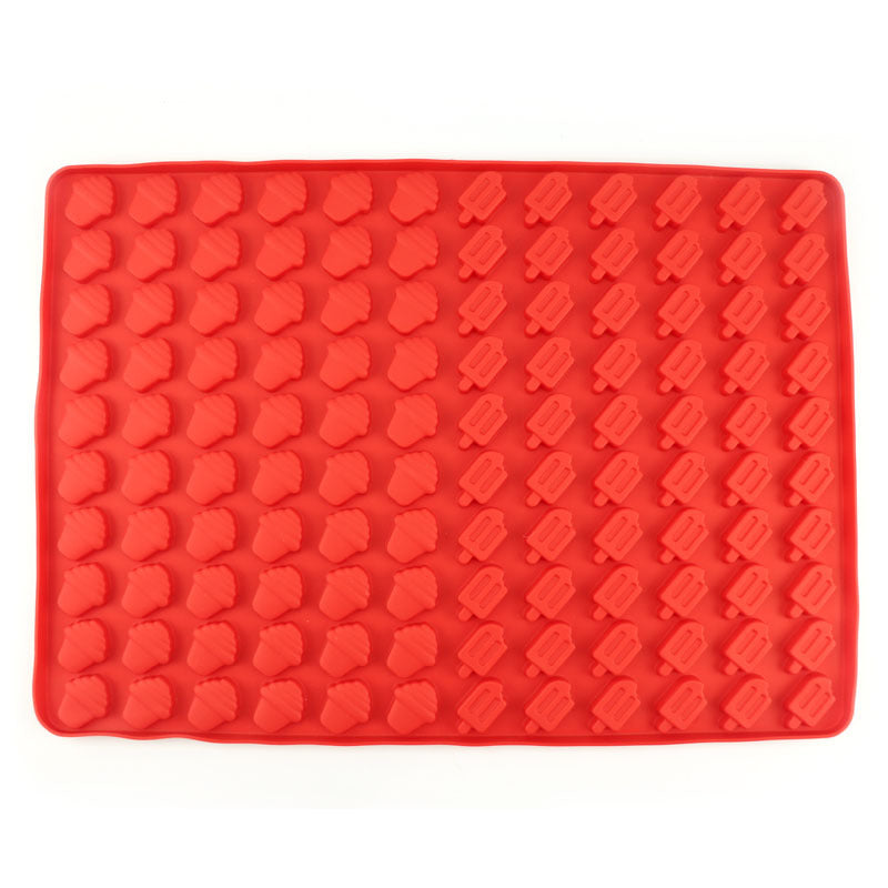 Customized logo silicone baking mold mini burger ice cream pet snack candy mold biscuit baking mat mold