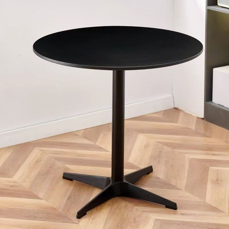 Minimalist particleboard dining table - perfect for cafes, bubble tea shops, small spaces, home use, balconies, outdoor dining, and business meetings