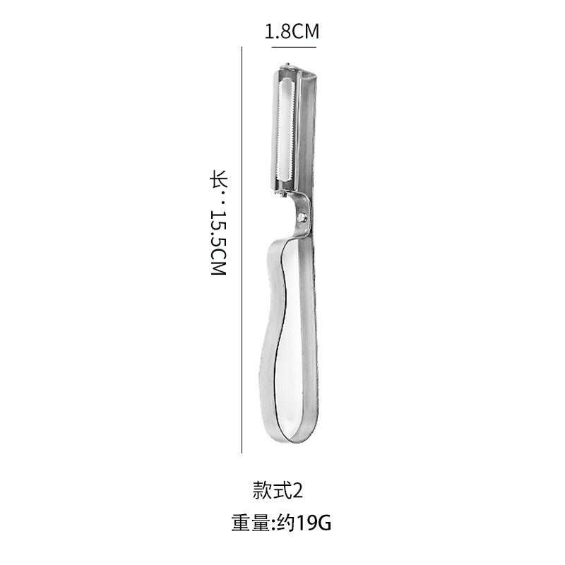 Stainless steel 3-in-1 peeler set - fruit, vegetable, and potato peeler for home and commercial use - kitchen gadget set
