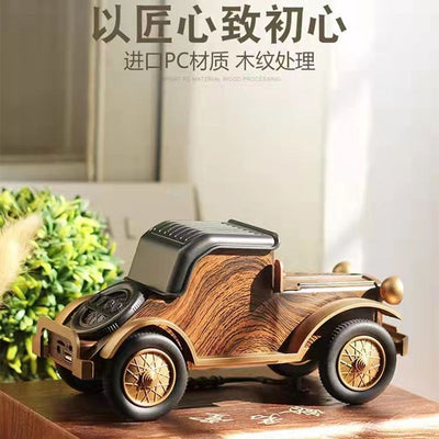 Oneder retro vintage car bluetooth speaker - dual speaker subwoofer, living room decor, phone stand audio system