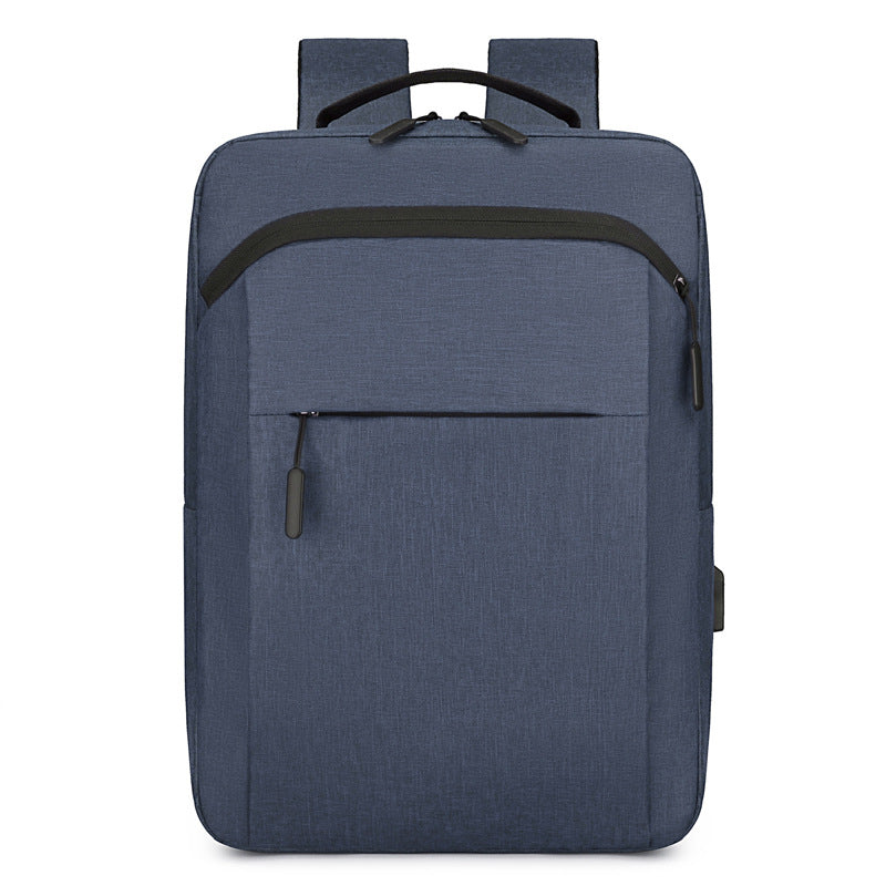 Cross-border casual backpack, simple backpack, notebook business computer bag, multi-functional simple and versatile student schoolbag