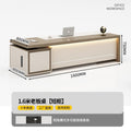 Modern executive desk and chair set - minimalist office furniture for ceo, manager, and supervisor - premium style