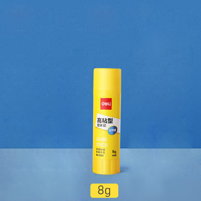 Deli stationery solid glue has good stickiness PVP8g15g20g 36g white solid glue student handmade glue stick