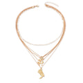 Wholesale heart-shaped bow necklace - european & american cross-border trendy jewelry - evil eye diamond-studded layered choker