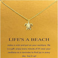 hot-selling marine series turtle necklace niche style design internet celebrity cool sweet temperament easiest for match clavicle chain accessories