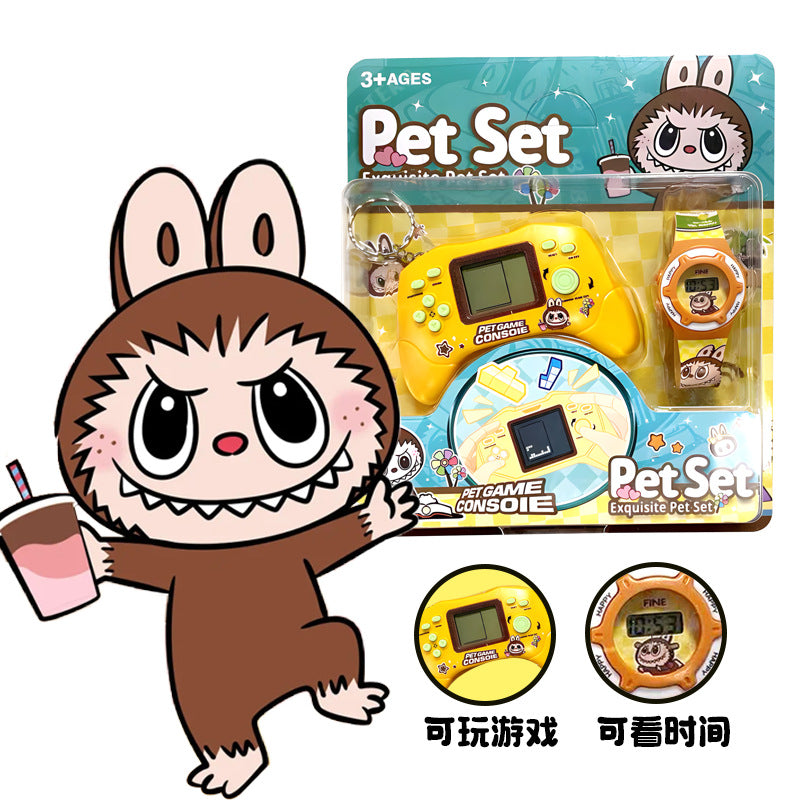 Kids' smartwatch educational toy with mini game console - tetris handheld - small-scale street vendor cross-border wholesale
