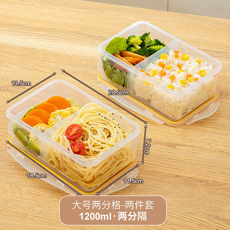 Office workers bring rice compartments, lunch boxes can be heated and sealed in microwave ovens, fresh-keeping boxes, food-grade plastic bento boxes