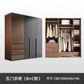 Five-door wardrobe 180/200cm model [b+c]