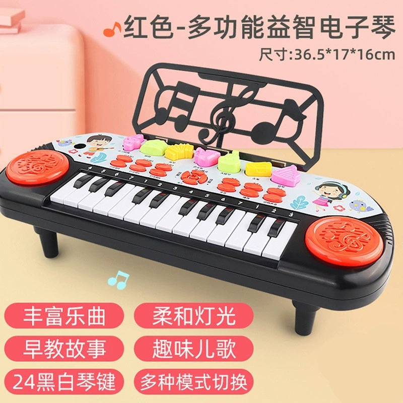 Beginner-friendly piano toy for kids - educational electronic keyboard for boys and girls - perfect birthday gift for ages 1-3-6