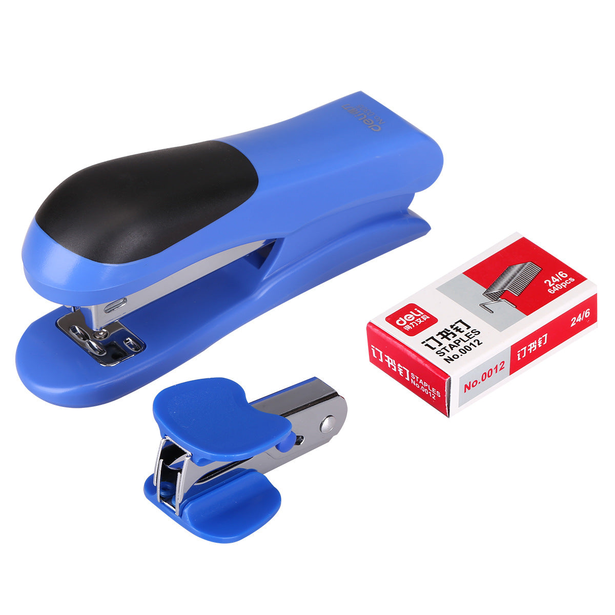 Deli stationery 0355 stapler set stapler stapler combination set office supplies wholesale